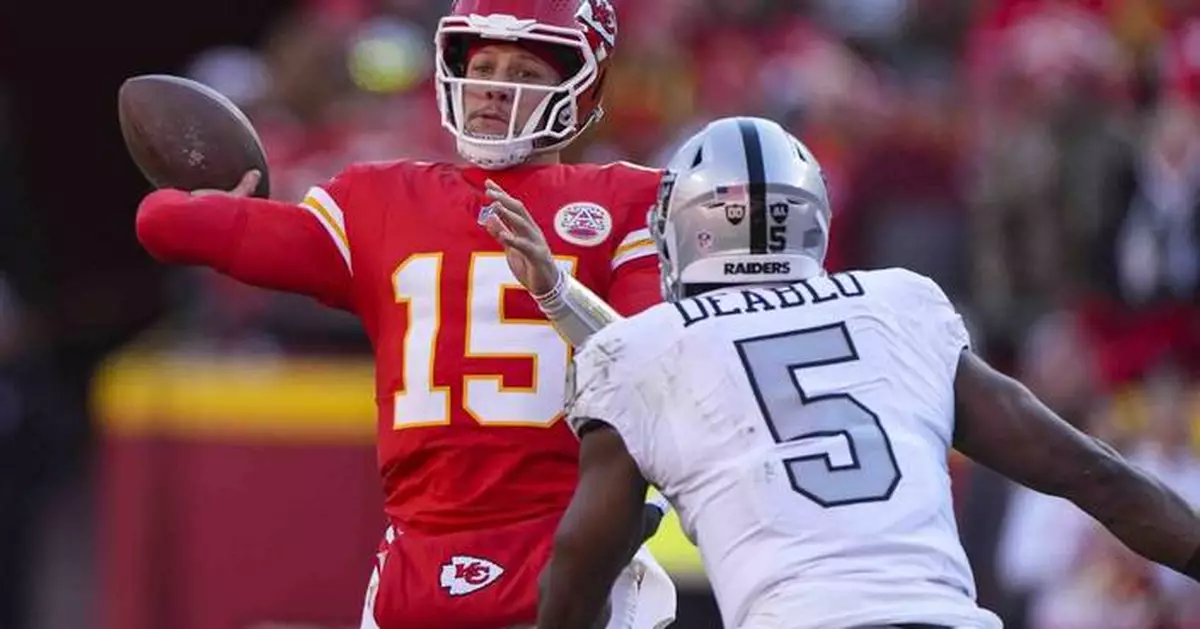 Chiefs' Patrick Mahomes moves past Hall of Famer Len Dawson with franchise-record 238th TD pass