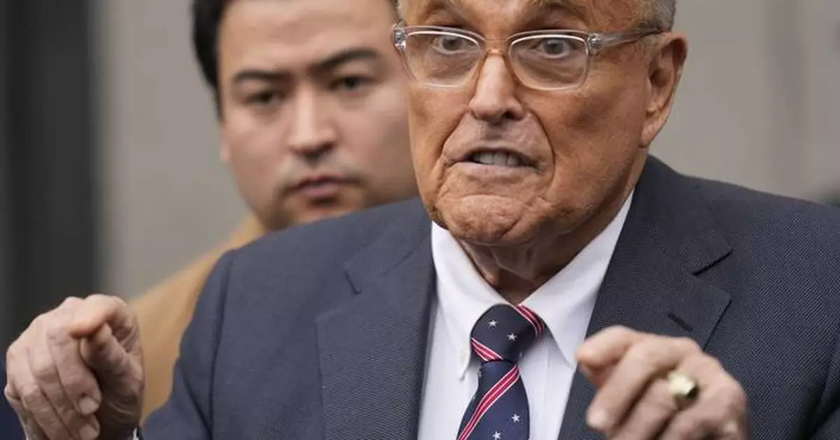 Rudy Giuliani draws rebuke for a courtroom outburst accusing judge in assets case of being unfair