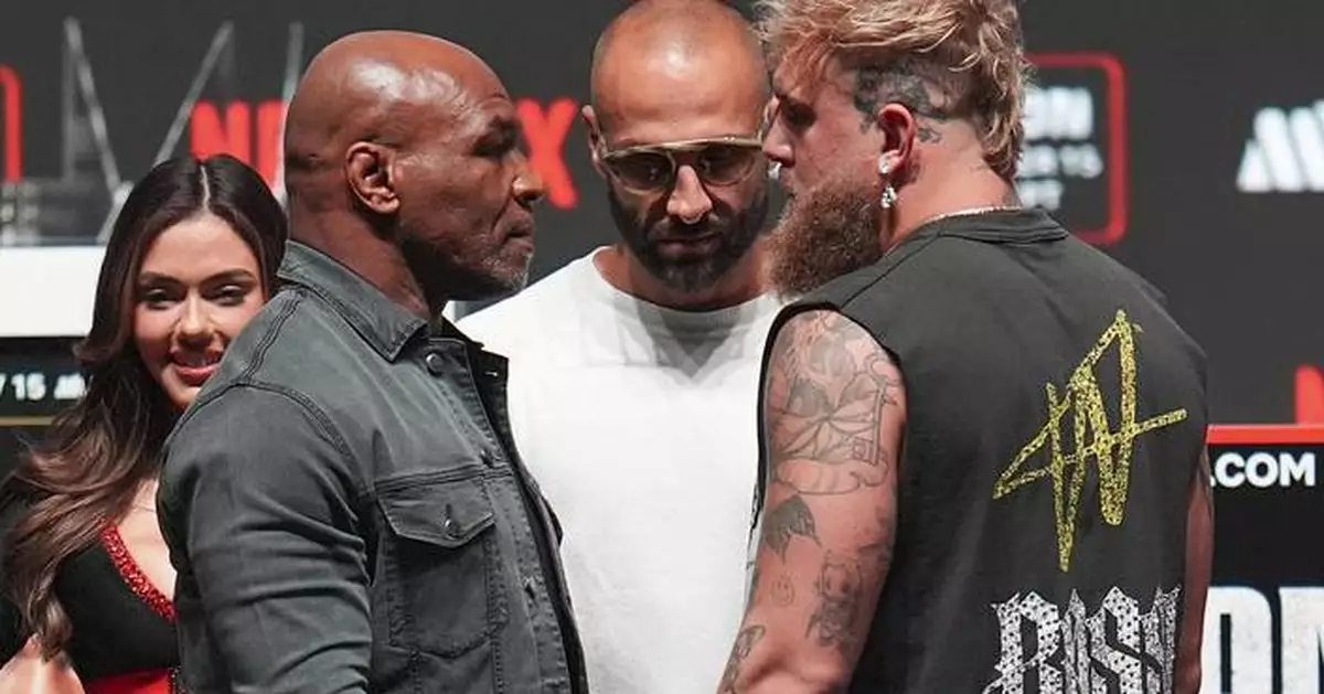 Mike Tyson concedes the role of villain to young foe in 58-year-old's fight with Jake Paul