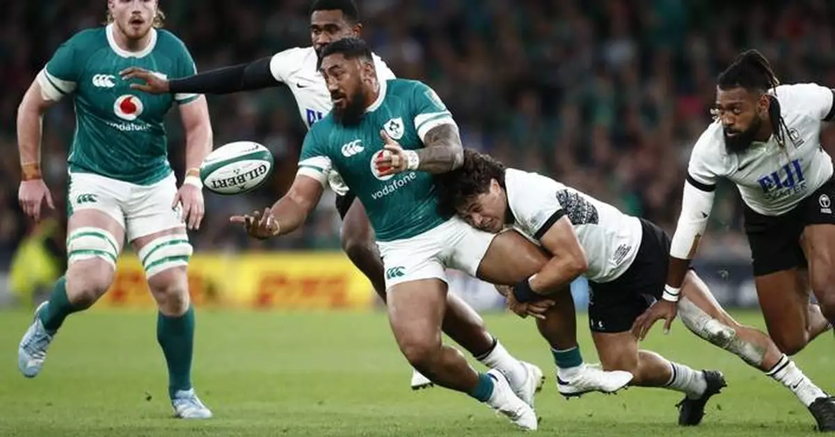 Ireland rookies impress as penalty-ridden Fiji dominated 52-17