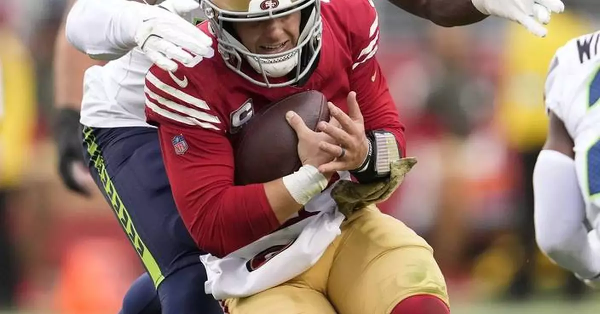 Brock Purdy's status for the 49ers in doubt this week because of sore shoulder