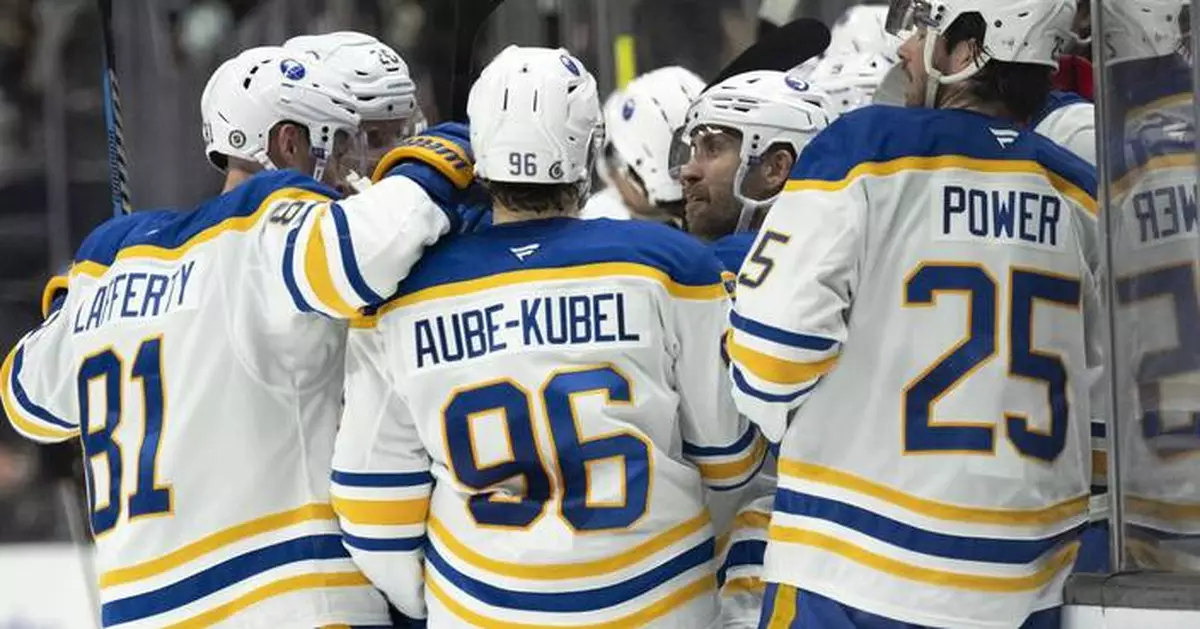 Jiri Kulich's goal in overtime gives Sabres a 3-2 victory over Ducks