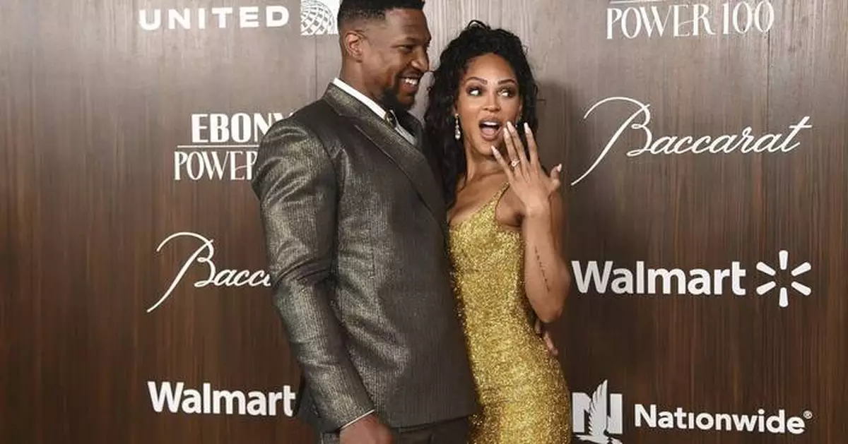 Actors Jonathan Majors and Meagan Good are engaged. She backed him through domestic violence trial