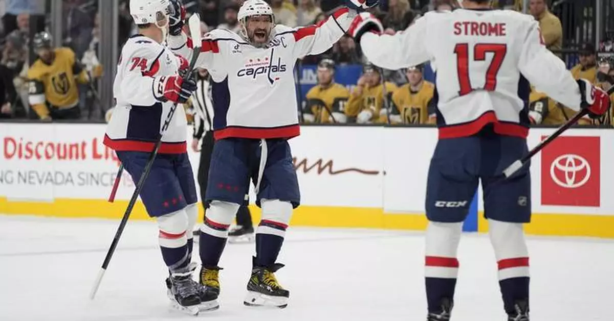 Ovechkin's hat trick and Thompson's 40 saves lead Capitals to 5-2 win over Golden Knights