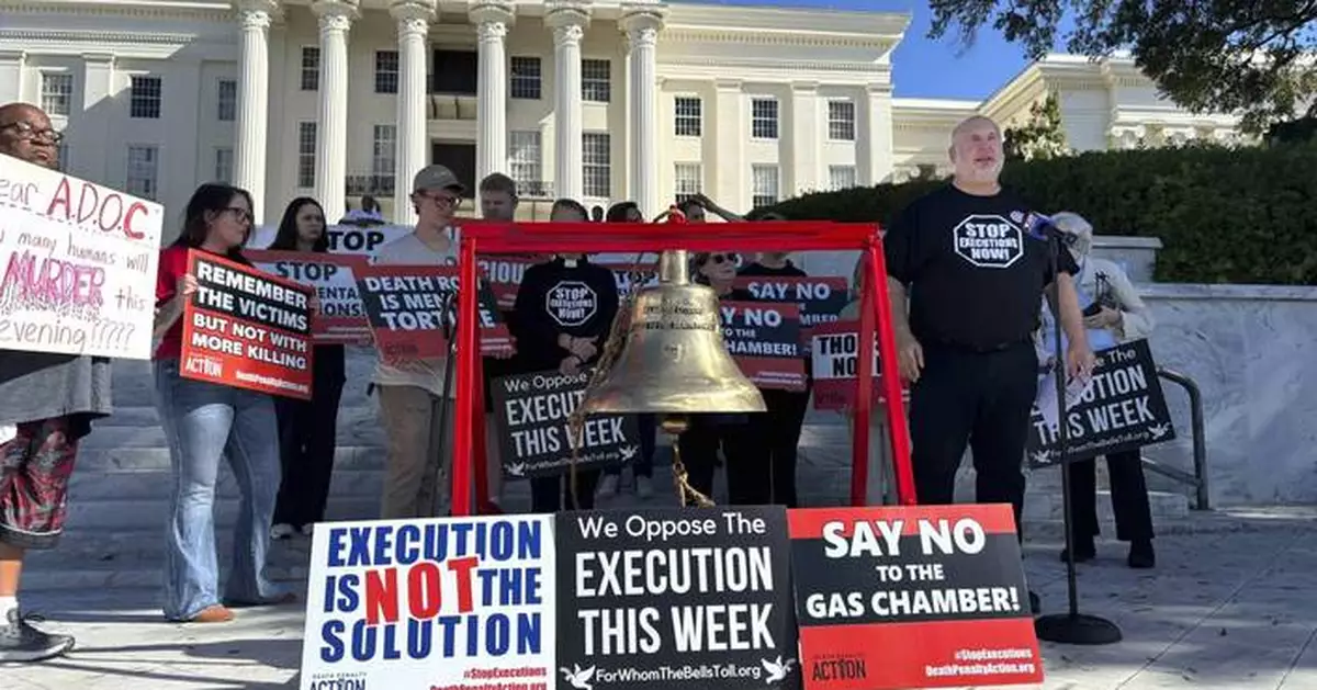 Federal appeals court won't block upcoming nitrogen gas execution in Alabama