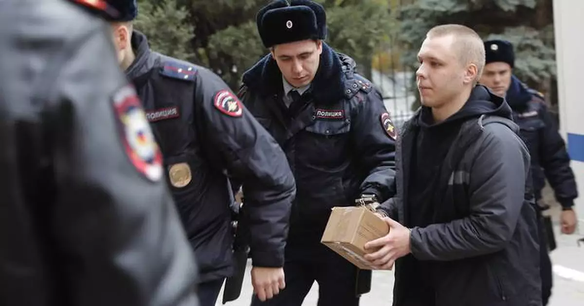 A treason trial begins for a Russian charged with sending video of military equipment to Ukraine