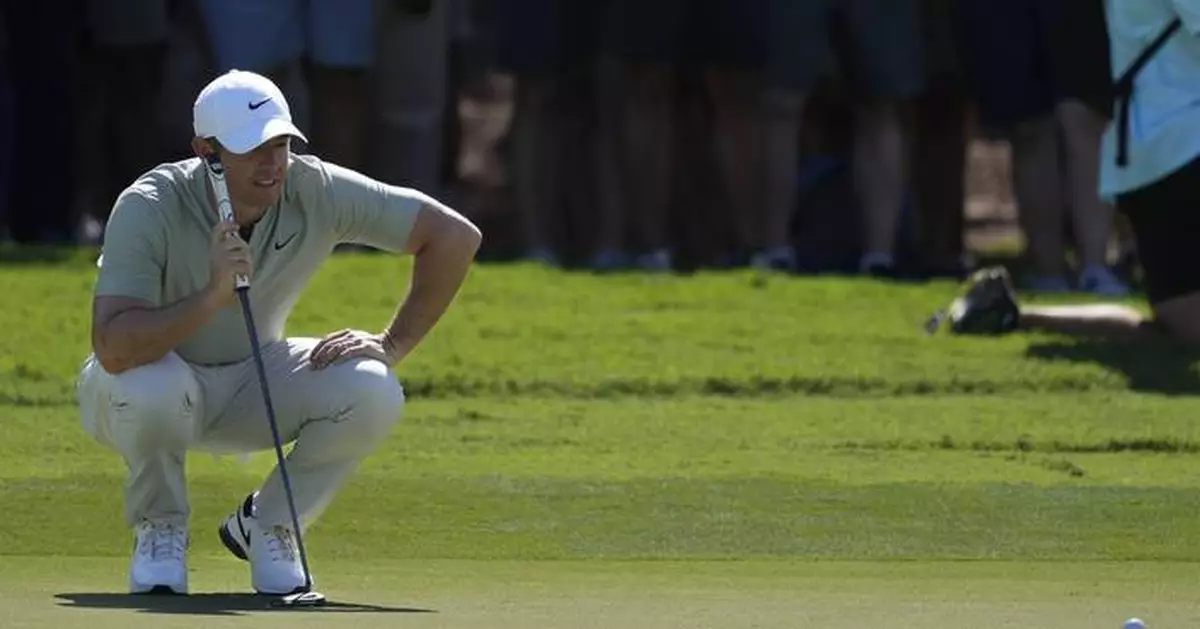 McIlroy tied for lead with Hojgaard and Rozner after 3rd round in Dubai as hot-headed Hatton fades