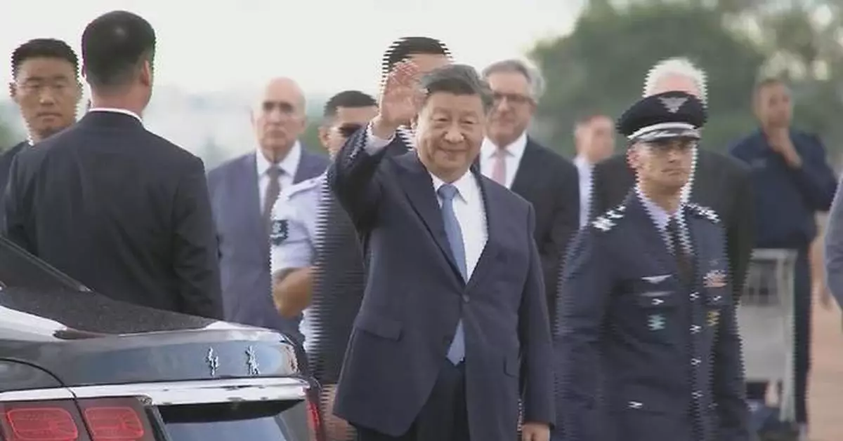 Xi arrives in Brasilia for state visit