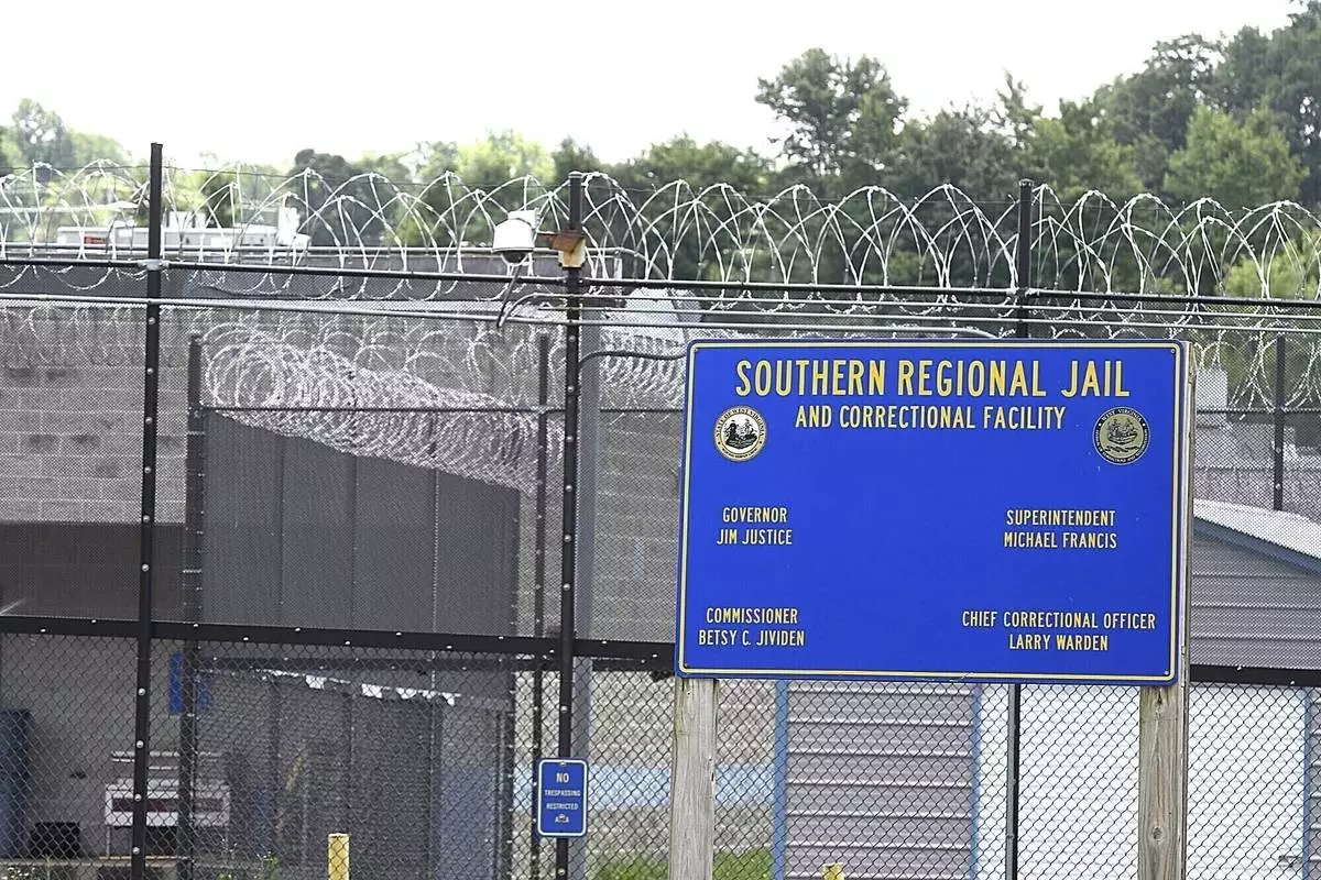 FILE - The Southern Regional Jail in Beaver, W.Va., is seen in this undated photo. (Rick Barbero/The Register-Herald via AP, File)