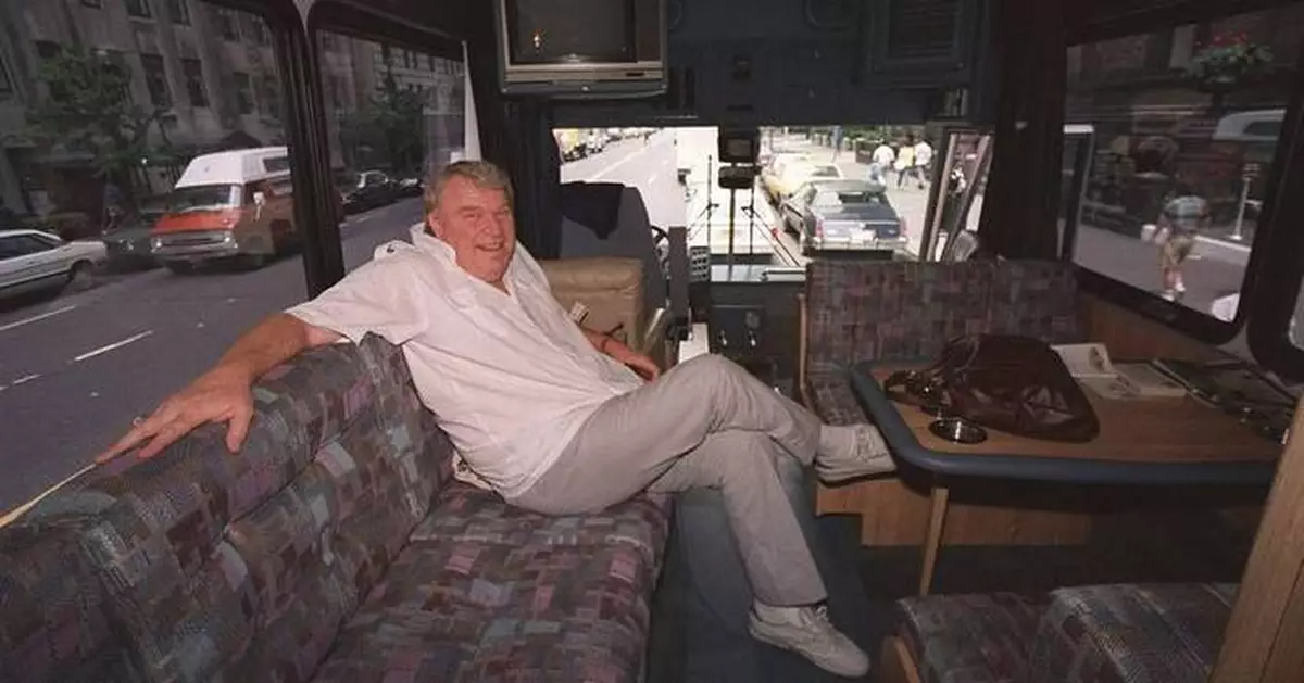 NBC honors John Madden on Thanksgiving by taking the original Madden Cruiser on one last trip