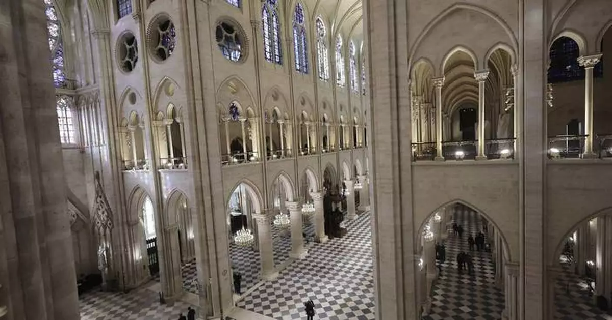 The world gets its first glimpse inside Notre Dame Cathedral after 5 years under wraps