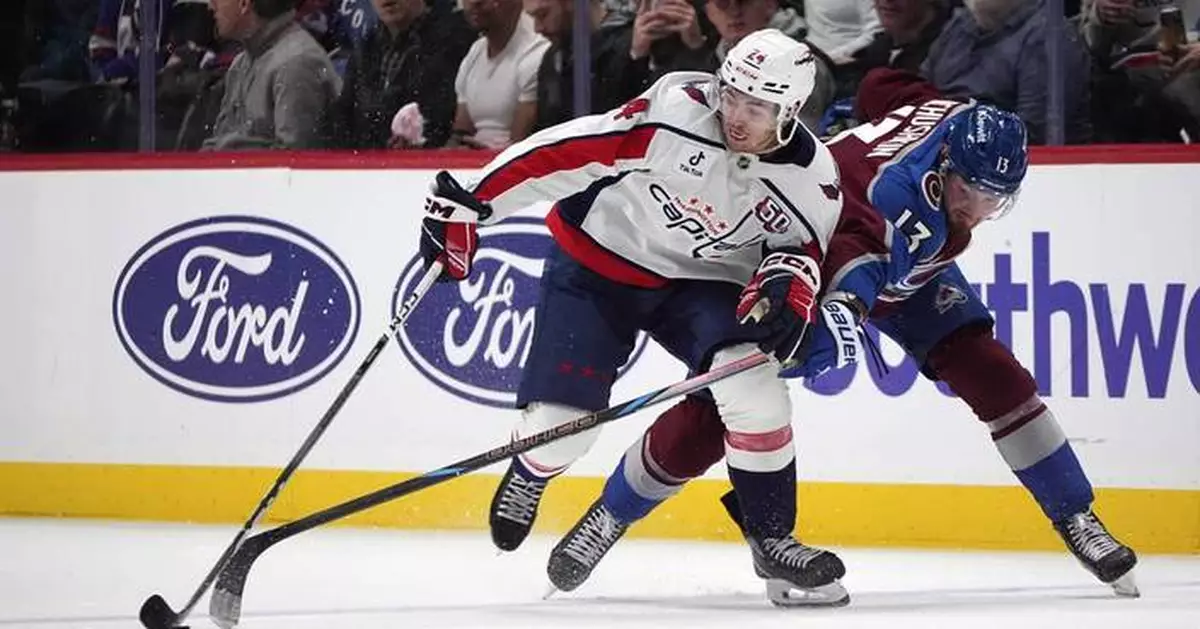 Connor McMichael scores twice in the Capitals' 5-2 victory over the Avalanche