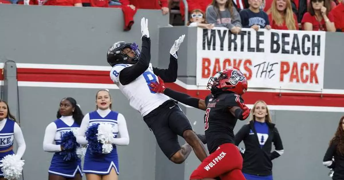 Murphy, Pelino, defense help Duke push past NC State 29-19 in in-state ACC matchup