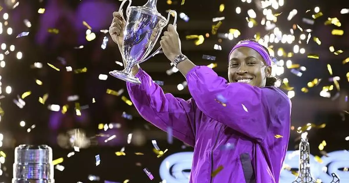 Coco Gauff's WTA Finals title ends her season with a $4.8 million check and a big turnaround