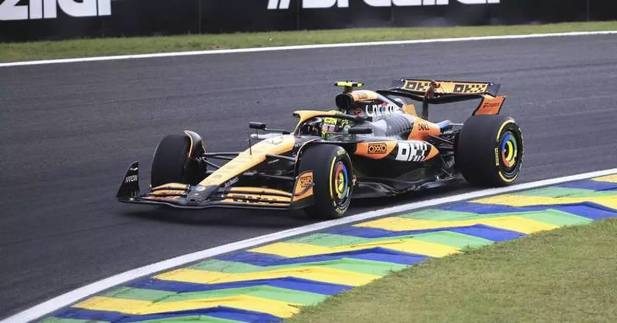 McLaren's Norris wins sprint race at Brazilian Grand Prix to cut gap on overall leader Verstappen