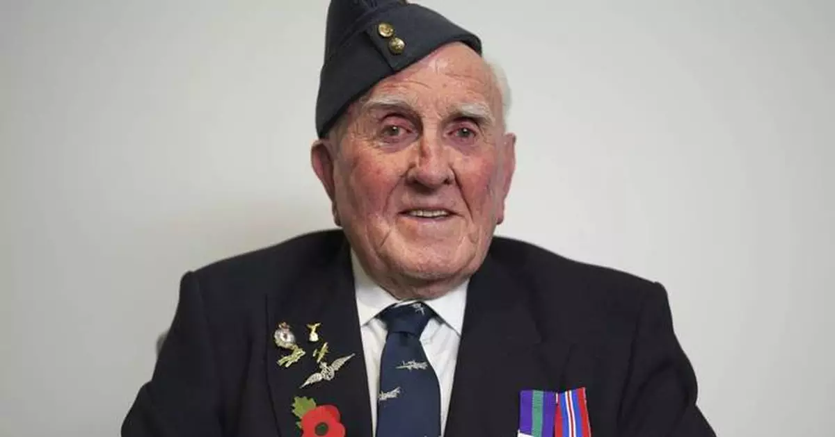 100-year-old Royal Air Force veteran will join UK memorial service for the first time