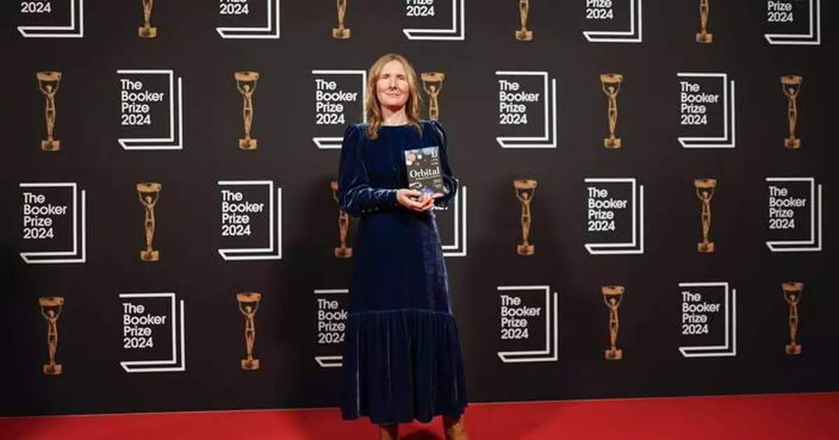 British writer Samantha Harvey’s space-station novel 'Orbital' wins the Booker Prize for fiction