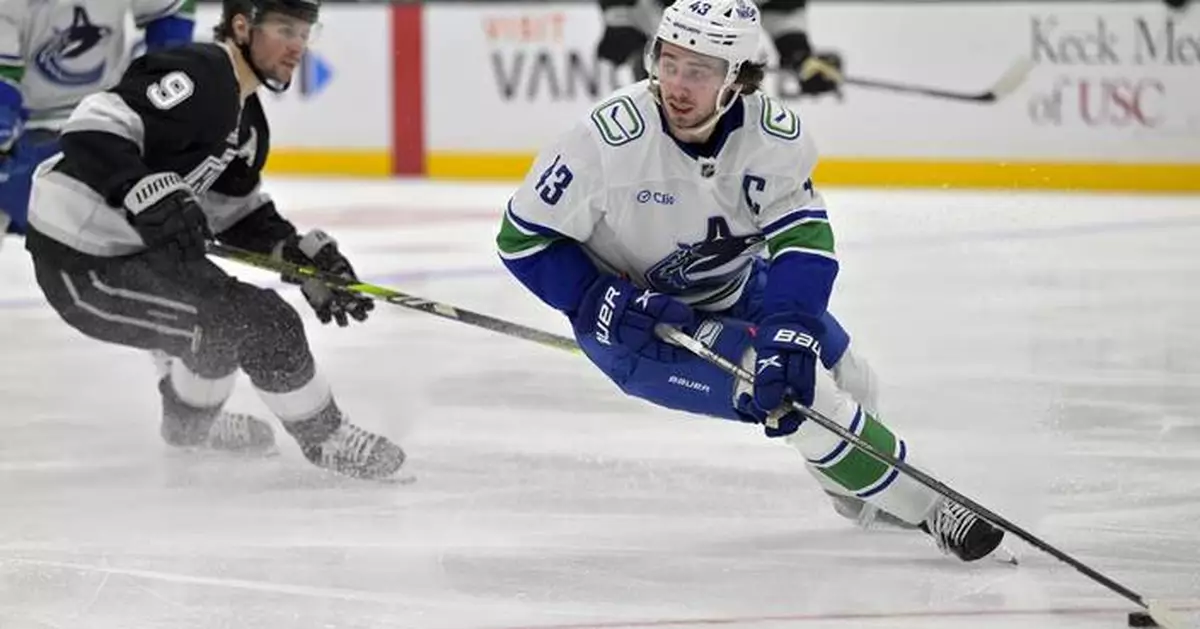 Hughes continues hot streak, Canucks overcome loss of Boeser to beat Kings 4-2