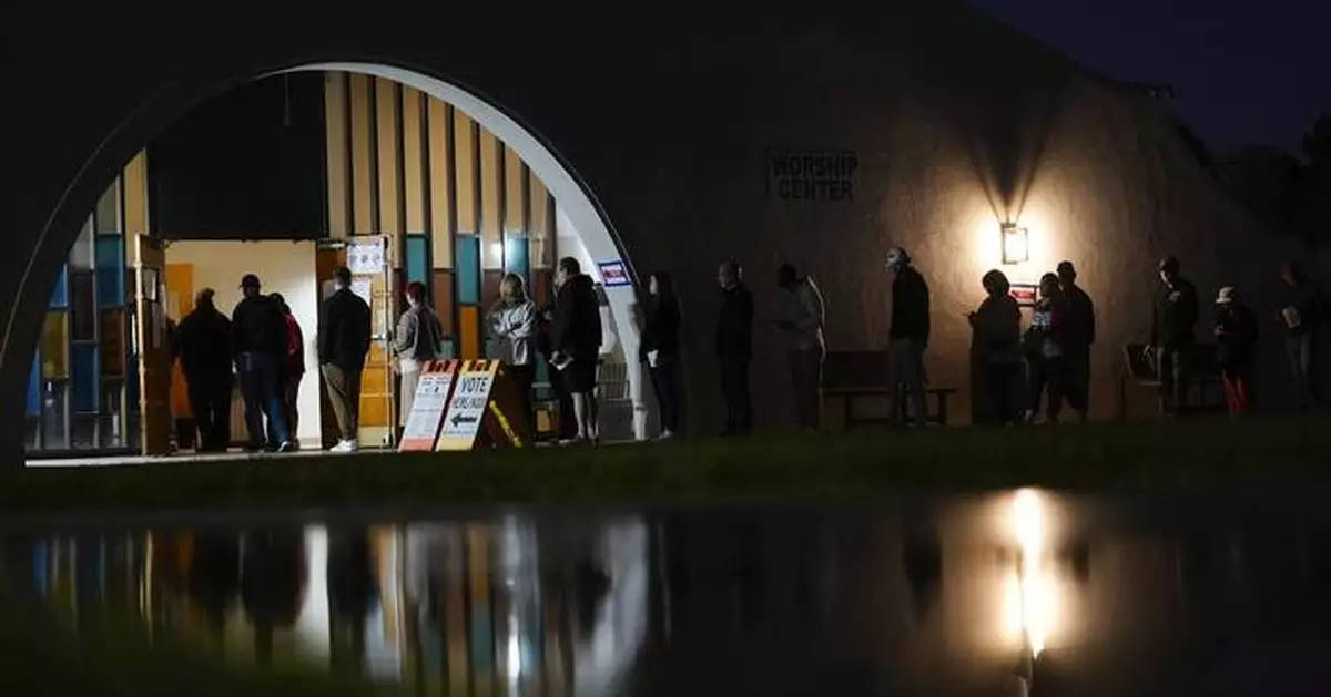 AP PHOTOS: Election Day voting underway as Americans chose between Harris or Trump