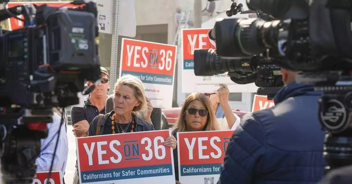 California voters pass tough-on-crime initiative to make some shoplifting, drug offenses felonies