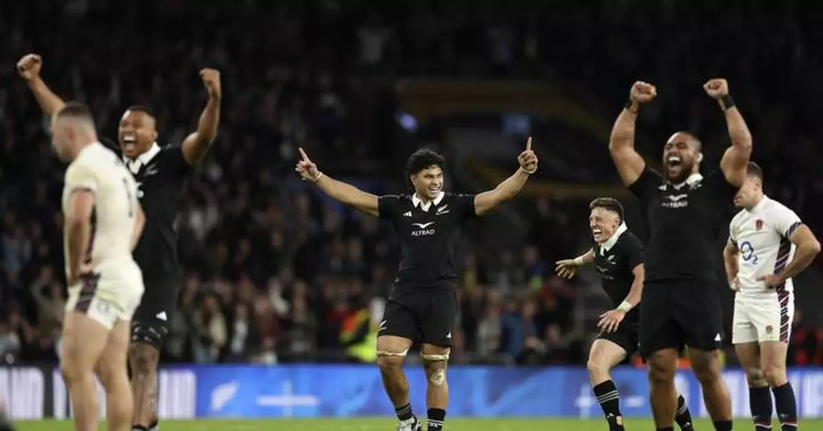 All Blacks edge England in dramatic ending at Twickenham