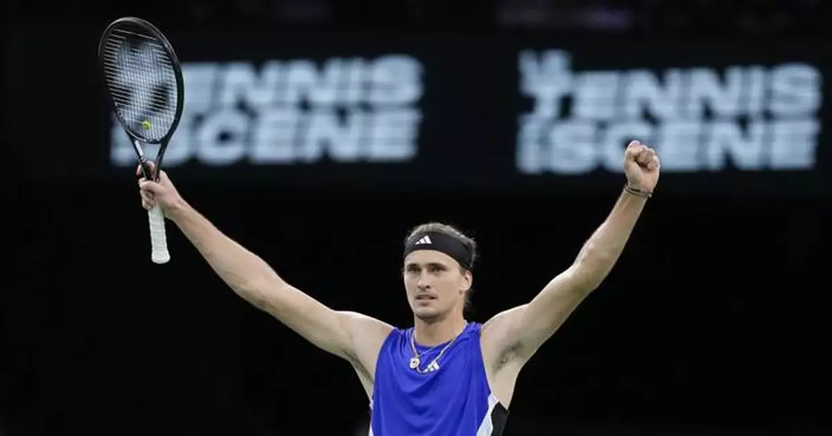 Zverev beats former champion Rune to set up Paris Masters final against Khachanov or Humbert