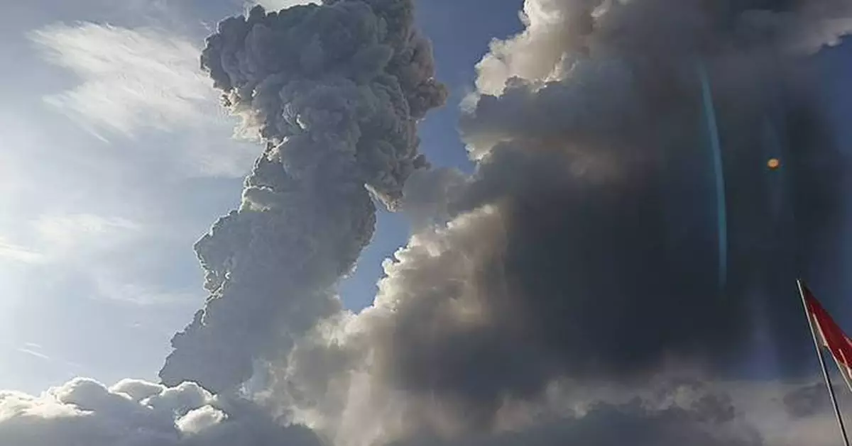 Indonesia's Mount Lewotobi Laki Laki erupts for the second time in a week