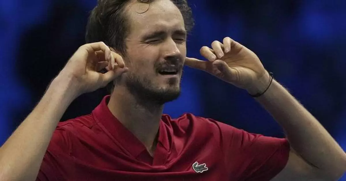 Sinner beats Fritz again in rematch of US Open final. Medvedev back in contention at ATP Finals