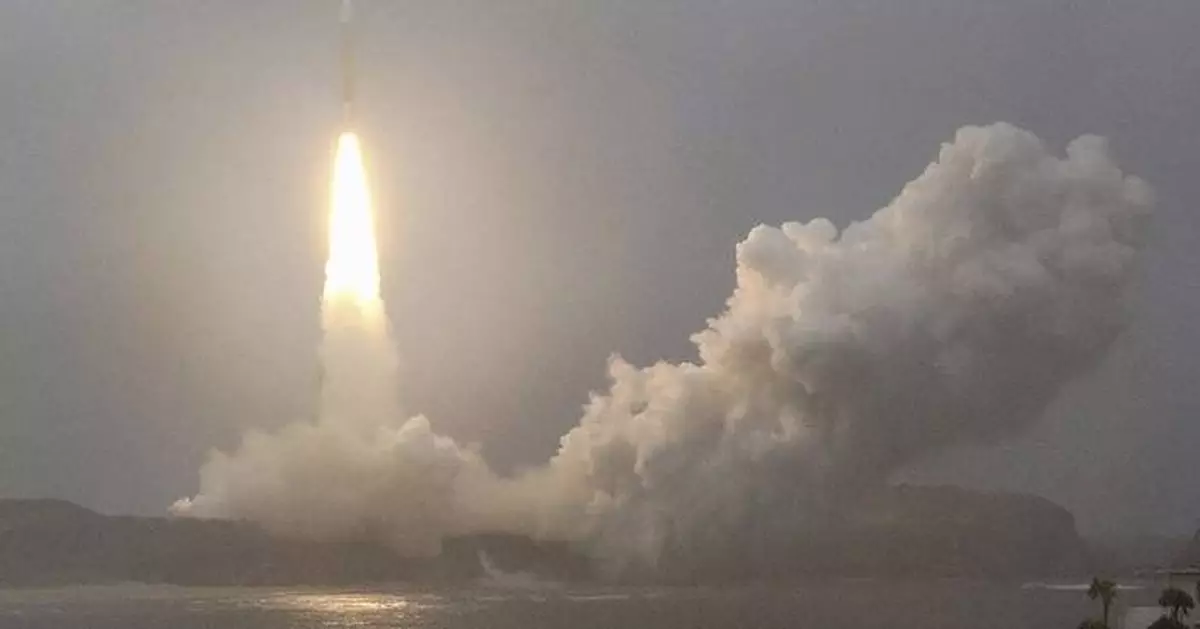 Japan successfully launches a defense satellite carried by a new flagship H3 rocket