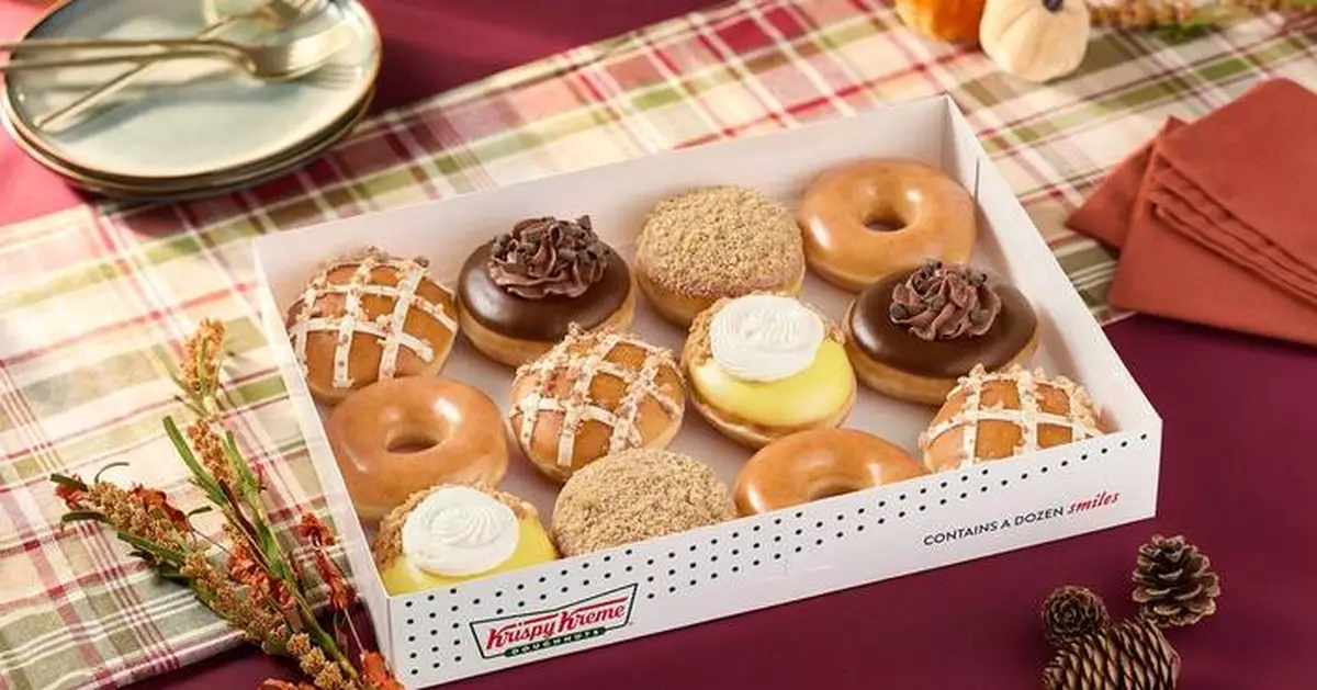 KRISPY KREME’s® All-New Thanksgiving Pies Doughnut Collection Sweetens the Season With a New Spin on Holiday Tradition