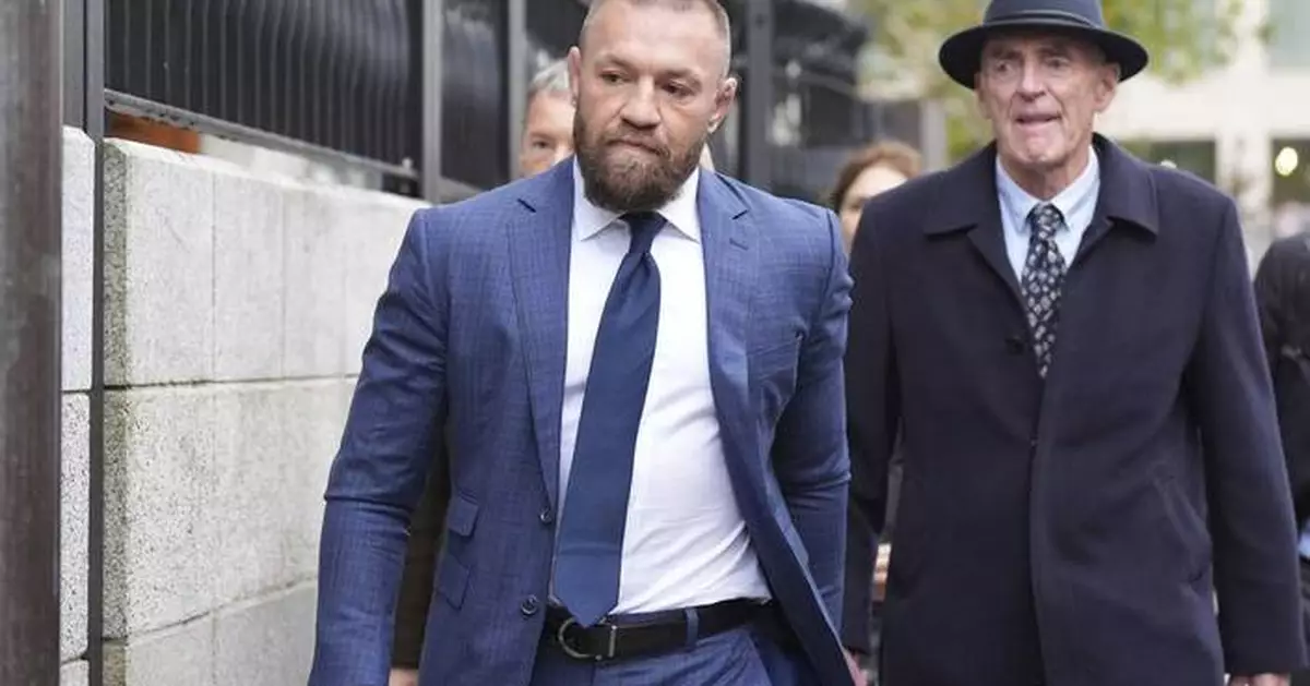 Woman accusing Conor McGregor of sexual assault testifies in court at start of civil case