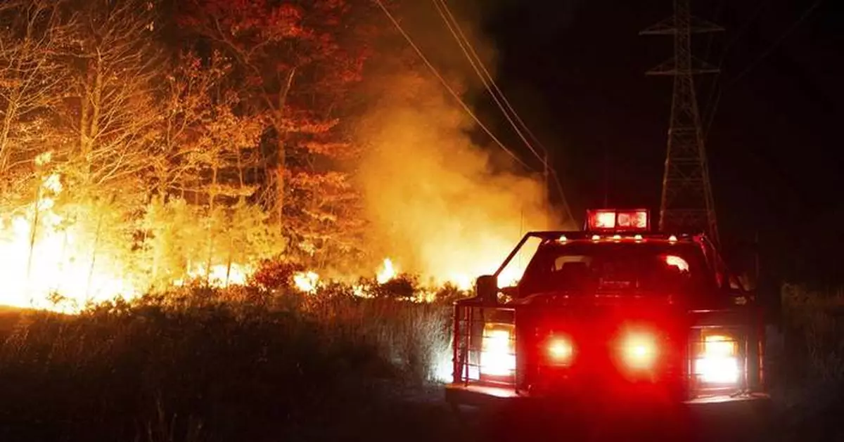 At least 4 wildfires are burning in bone-dry New Jersey