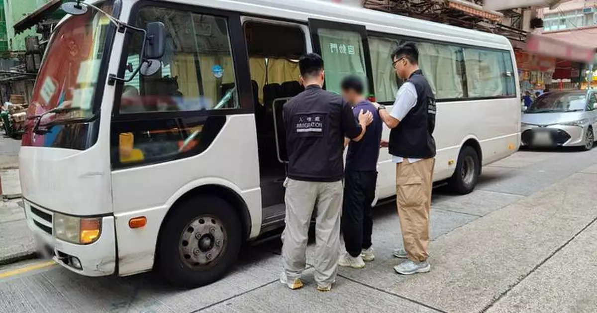 Hong Kong Immigration Department Arrests 10 Illegal Workers in Major Anti-Illegal Employment Operations