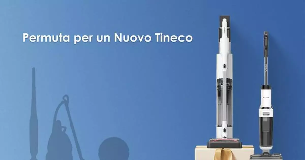 Tineco Launches Its First Online Trade-up Service in Italy