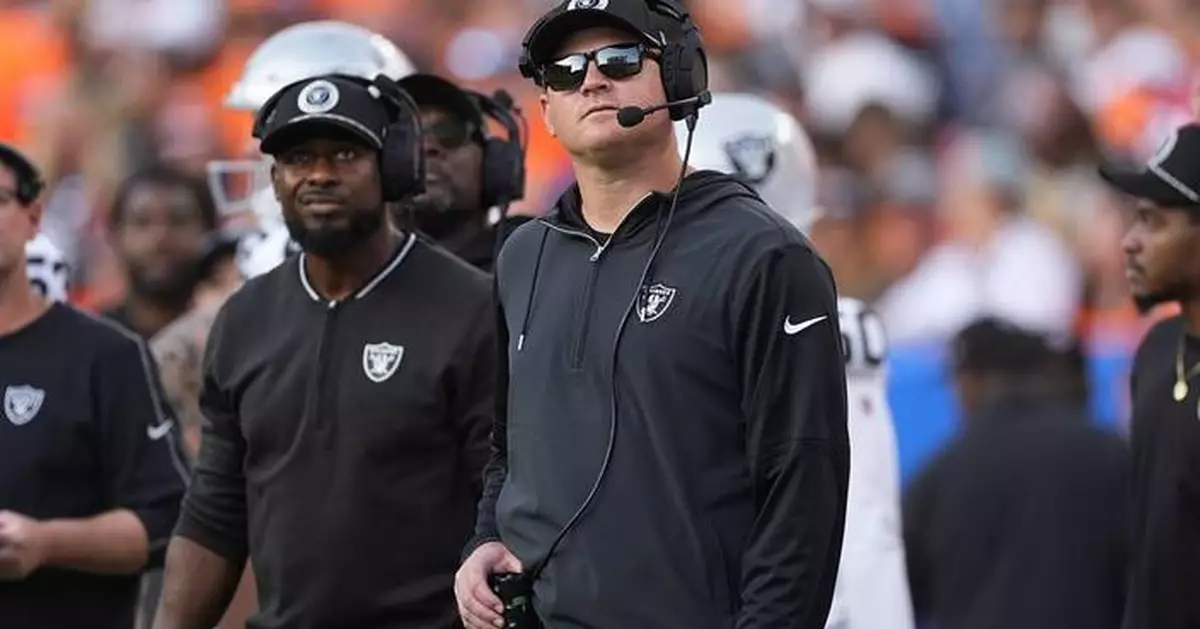 Raiders fire offensive coordinator Luke Getsy and 2 other offensive coaches