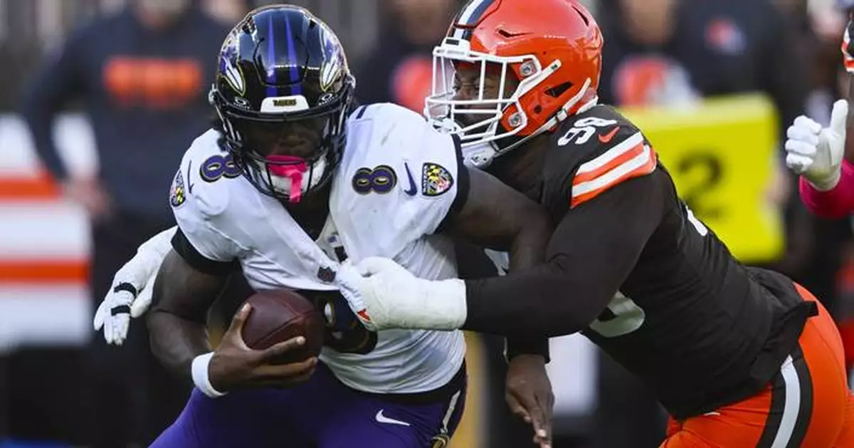 Lamar Jackson returns to practice, says there was no doubt he'd play this weekend