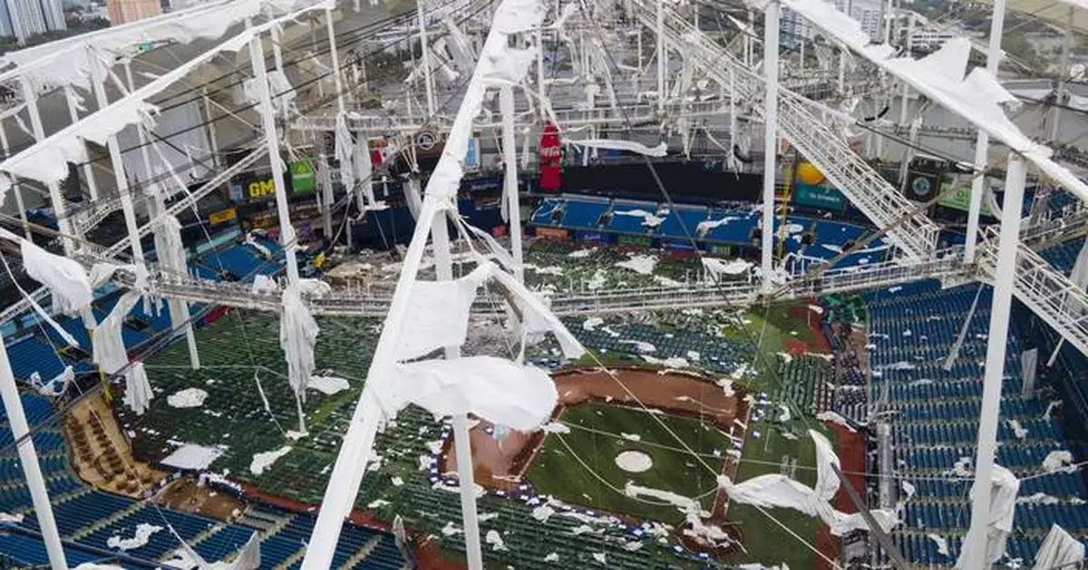 Hurricane-damaged Tropicana Field can be fixed for about $55M in time for 2026 season, per report