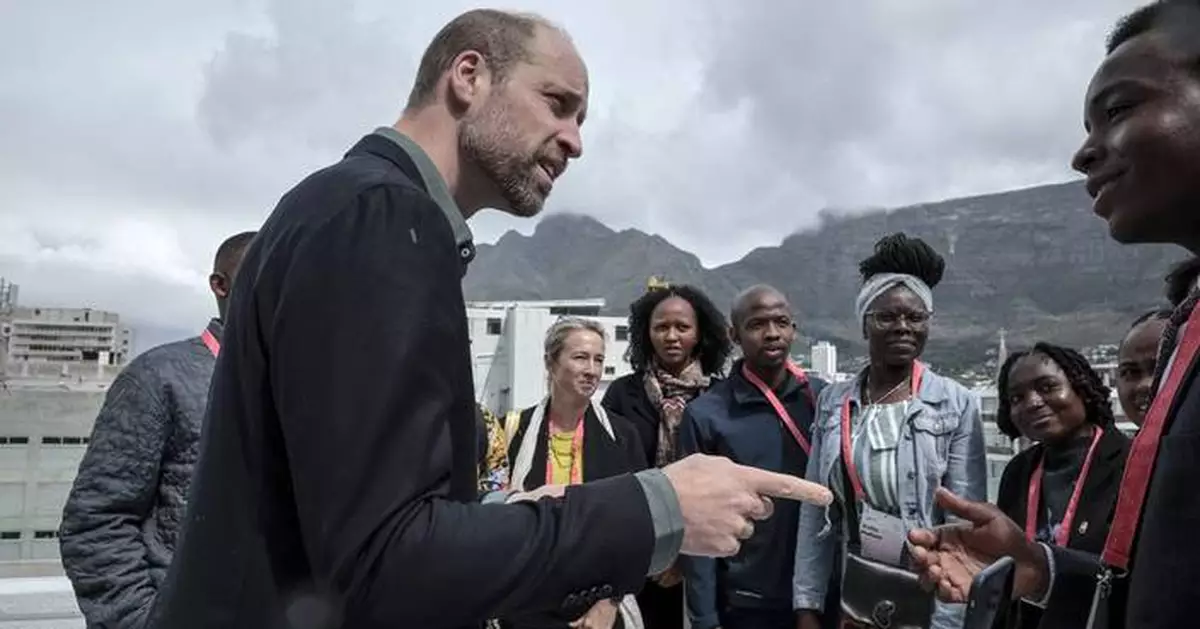 Prince William meets young environmentalists and plays rugby on first day of South Africa visit