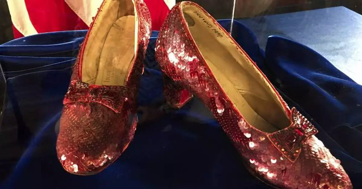 Ruby slippers from 'The Wizard of Oz' are for sale nearly 2 decades after they were stolen