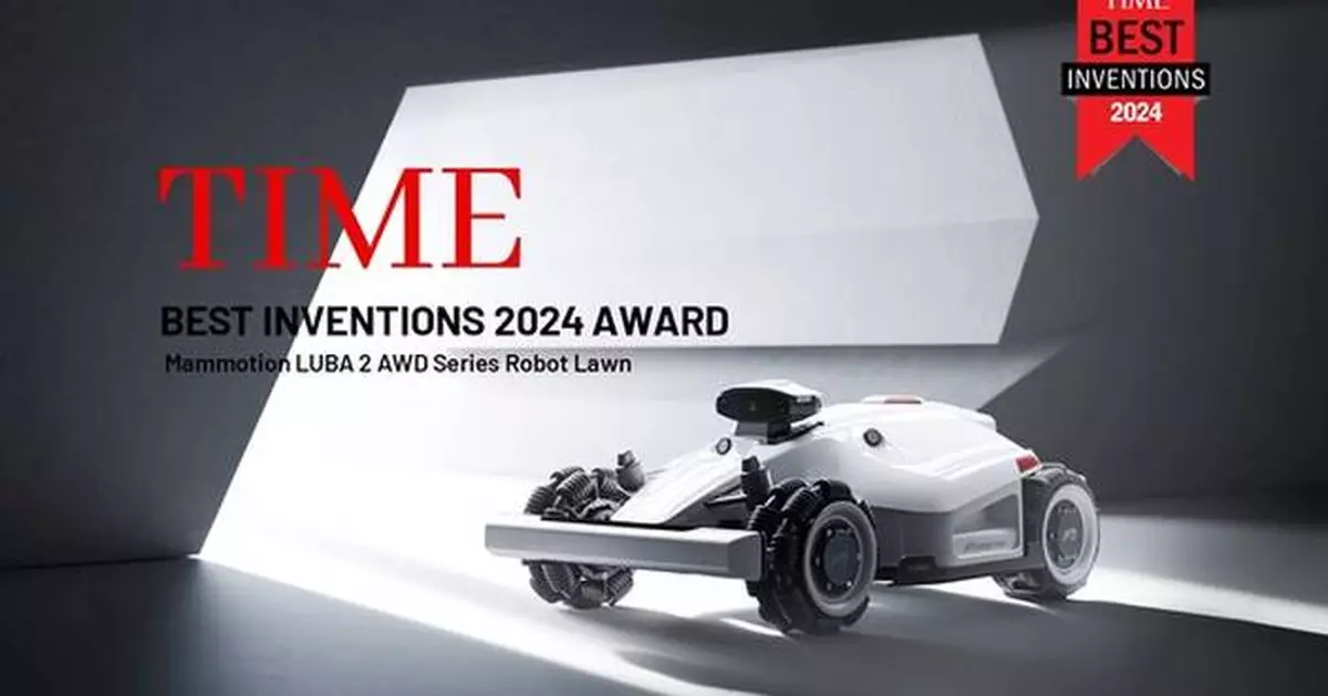 MAMMOTION's LUBA 2 AWD Series Robot Lawn Mower Crowned as a TIME Best Invention of 2024