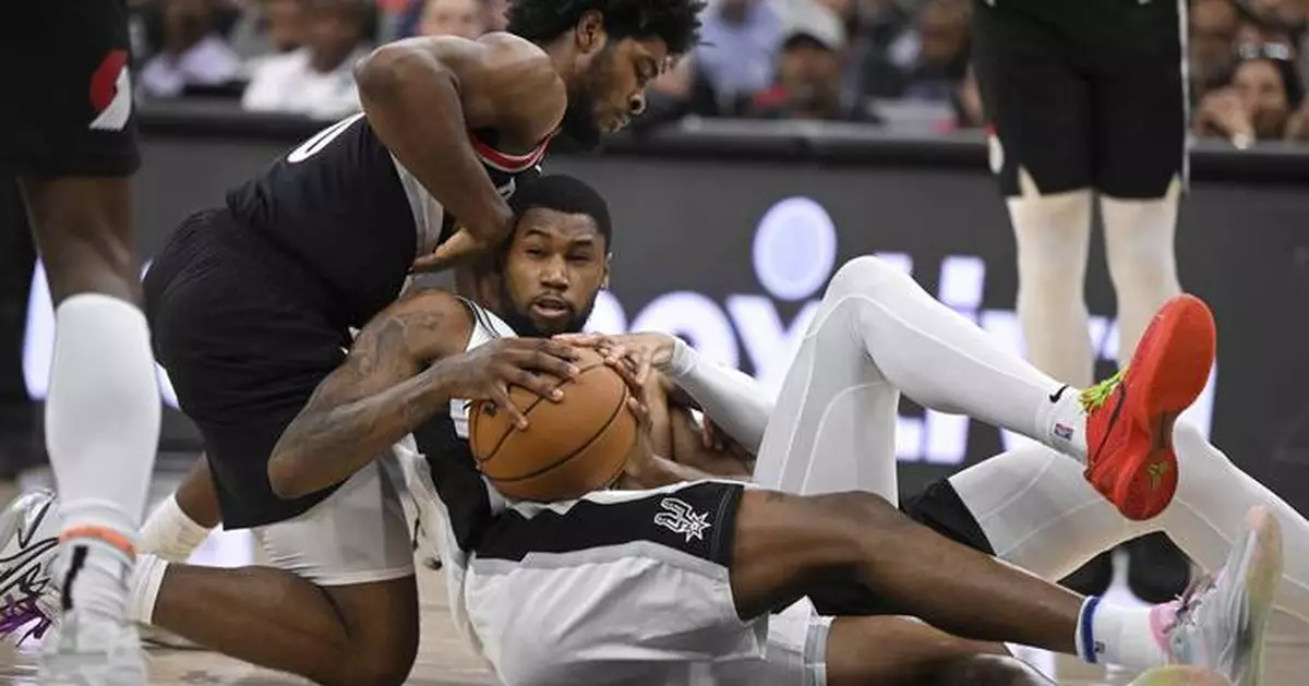 Spurs beat Trail Blazers 118-105, with Popovich missing his 4th straight game