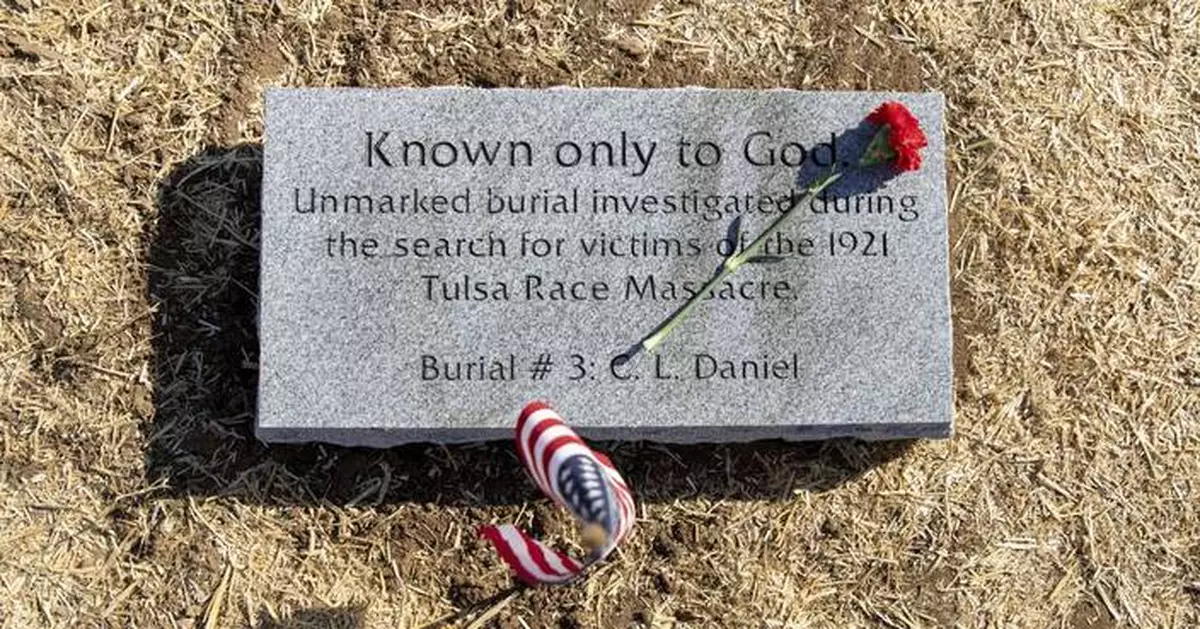 Monument erected in Tulsa for victims of 1921 Race Massacre