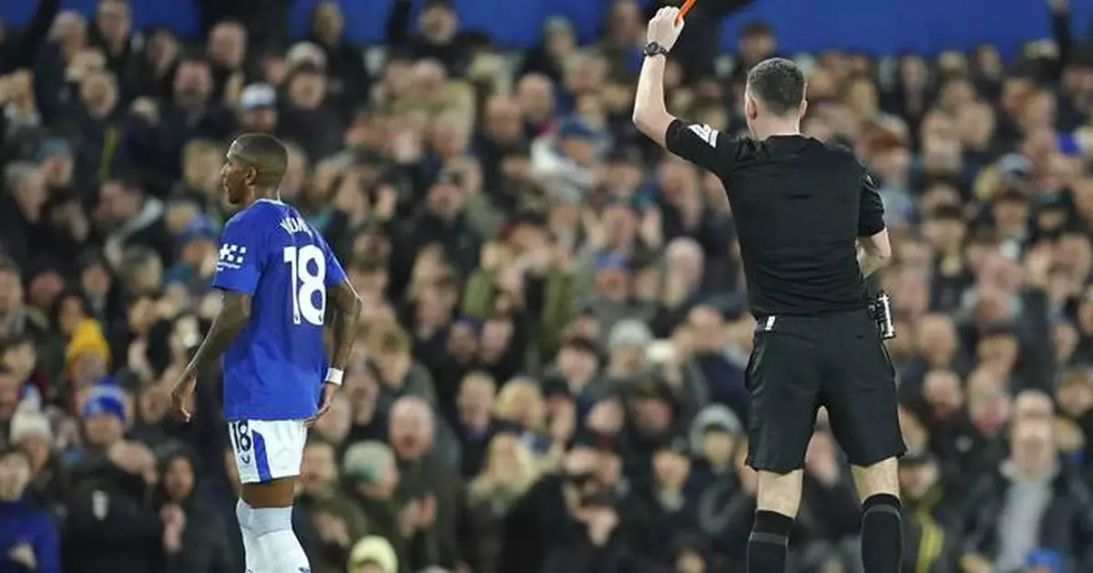 Brentford has Norgaard's red card overturned after sending off against Everton