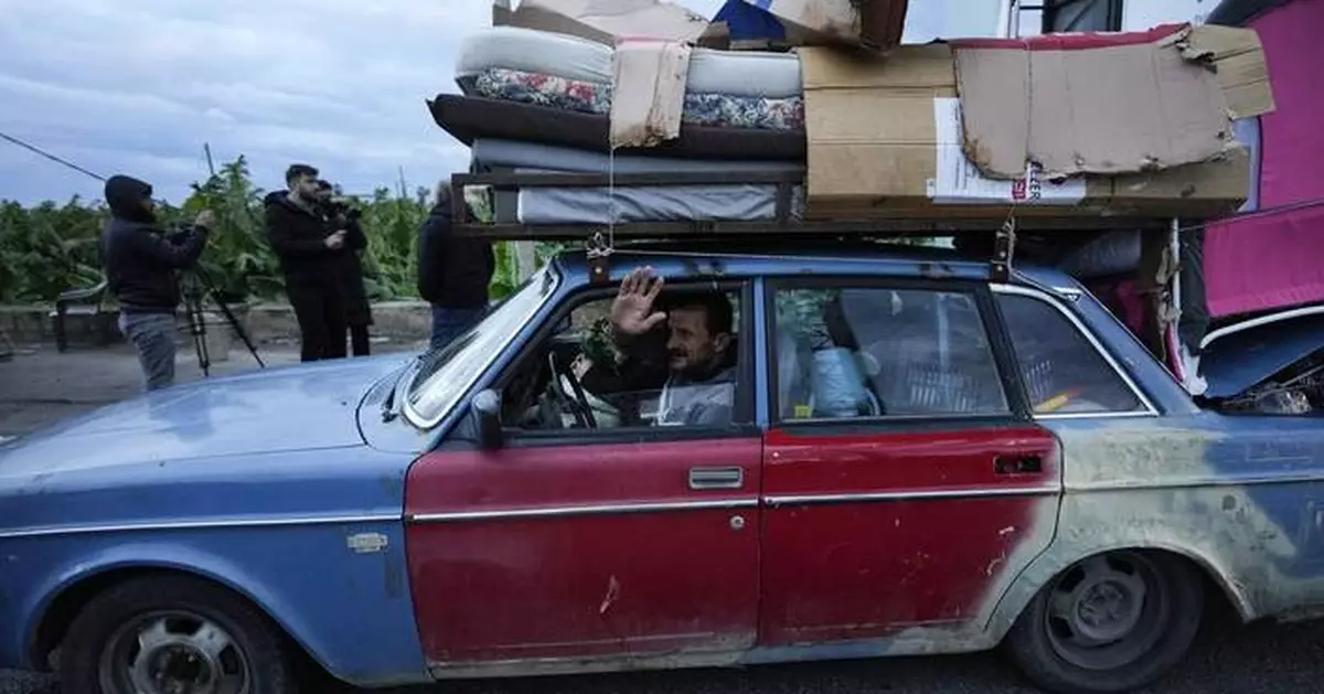 Middle East latest: Displaced people return to south Lebanon as ceasefire appears to hold