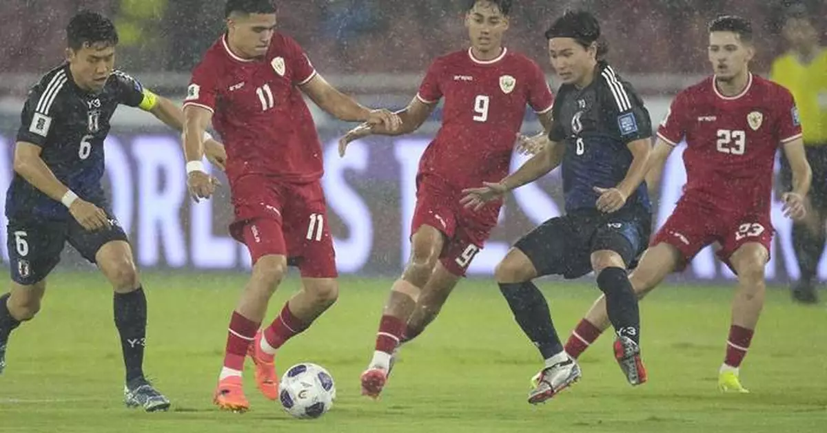 Japan beats Indonesia 4-0 to extend group lead in Asian World Cup qualifying