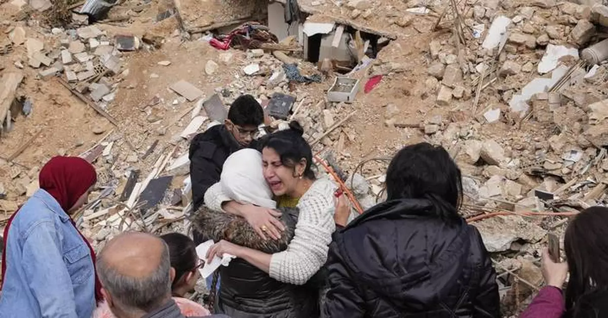 Family returns to Lebanon to find a crater where their 50-year-old home once stood