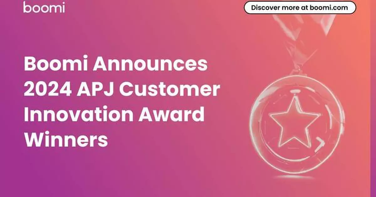 Boomi Announces 2024 APJ Customer Innovation Award Winners