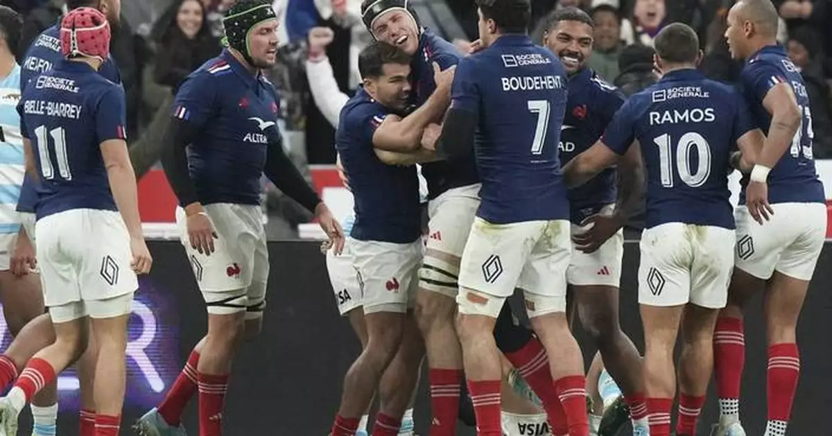 France beats undisciplined Argentina 37-23 for a hat trick of autumn test wins