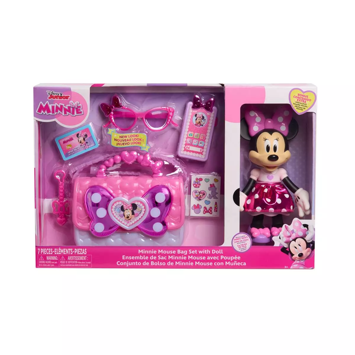 Disney Junior Minnie Mouse Bowfabulous Bag Set with Doll (Photo: Business Wire)