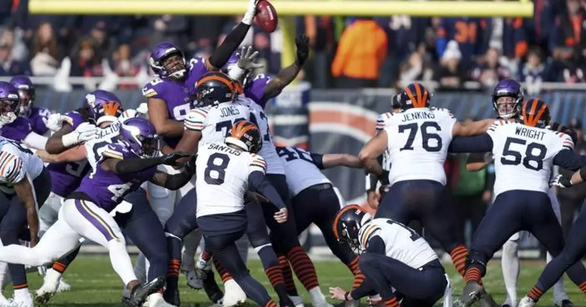 Special teams miscues prove costly for Bears in overtime loss to Vikings